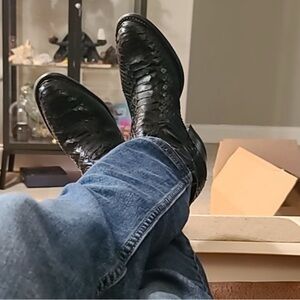 Tony Lama Snake Skin Cowboy boots